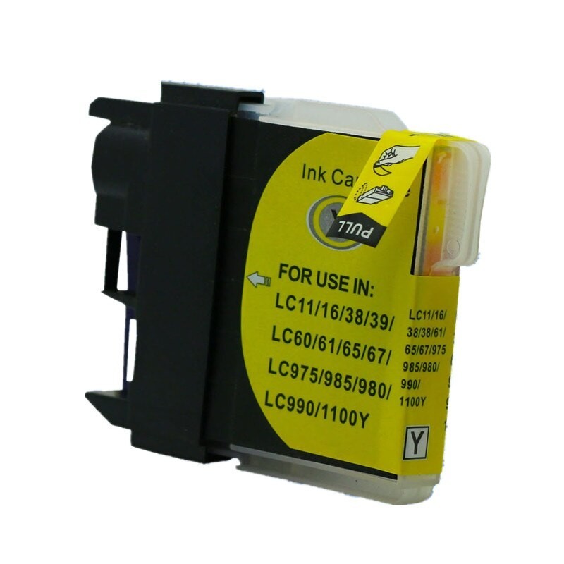 Cartouche compatible BROTHER LC985 jaune