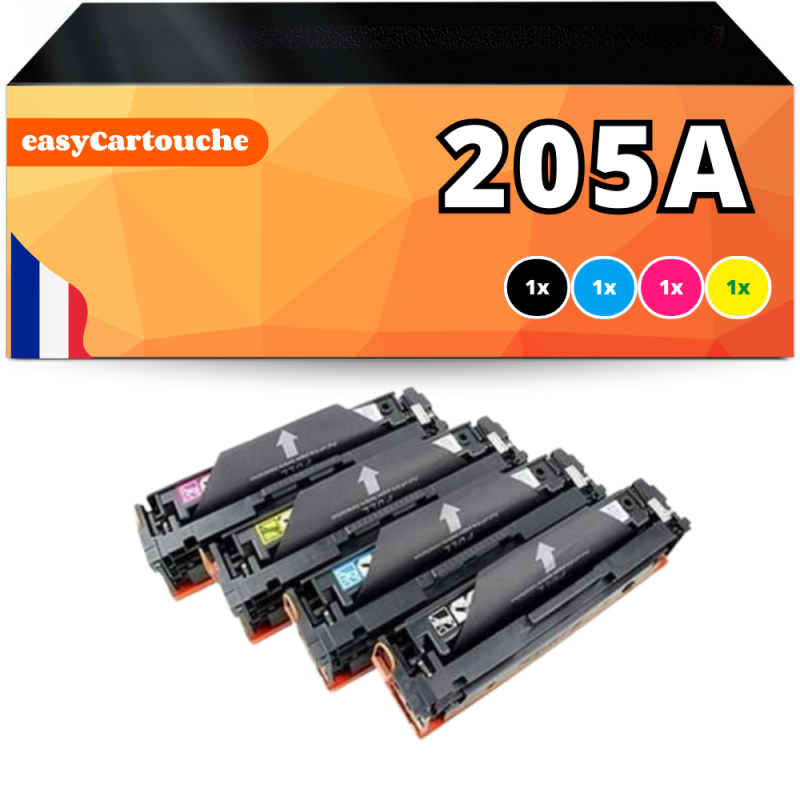 Pack de 4 Toners compatibles HP 205A