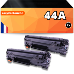 Pack de 2 Toners compatibles HP 44A noir