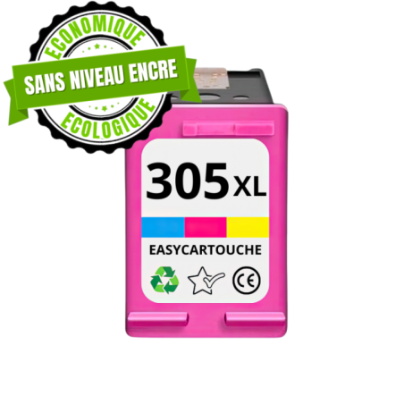 Cartouche HP 305XL Couleur Compatible | EasyCartouche