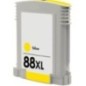 Cartouche compatible HP 88 jaune