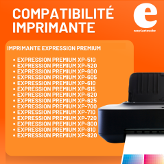 Pack 5 cartouches compatibles EPSON T26XL