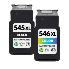 Pack 2 cartouches compatibles CANON PG-545XL/CL-546XL (noir et couleur)