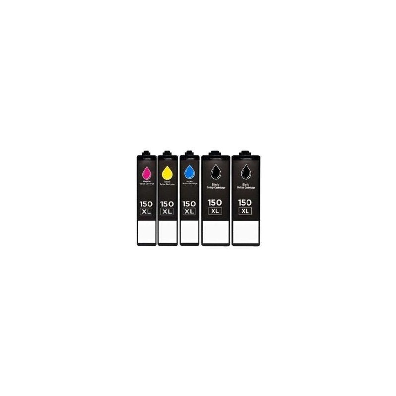 Pack compatible LEXMARK 150XL, 5 cartouches