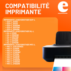 Pack 2 Toners Brother TN-2420 Noir Compatibles | EasyCartouche