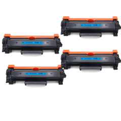 Pack de 4 toners compatibles BROTHER TN-2420 noir