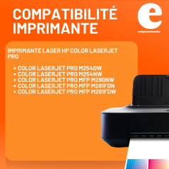 Pack de 4 Toners compatibles HP 203X