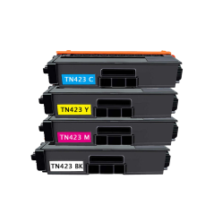 Pack 4 Toners Brother TN-423 Compatibles | EasyCartouche