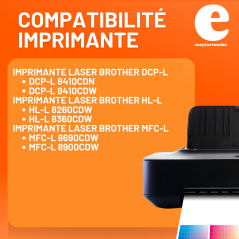 Pack 4 Toners Brother TN-423 Compatibles | EasyCartouche