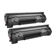 Pack de 2 Toners compatibles HP 85A noir