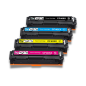 Pack de 4 toners compatible HP 201XL