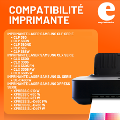 Toner compatible SAMSUNG CLT-Y406S jaune