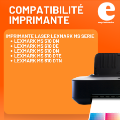 Toner compatible LEXMARK 50F2U00 noir