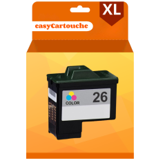 Cartouche compatible LEXMARK 26 couleur