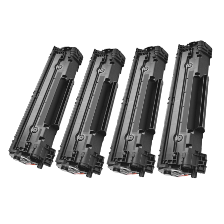 Pack de 4 Toners compatibles HP 35A noir