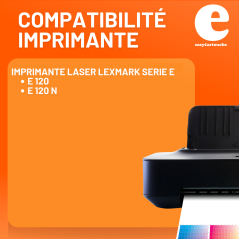 Toner compatible LEXMARK E120 (12016SE) noir