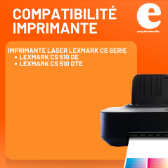 Toner compatible LEXMARK 702HY jaune