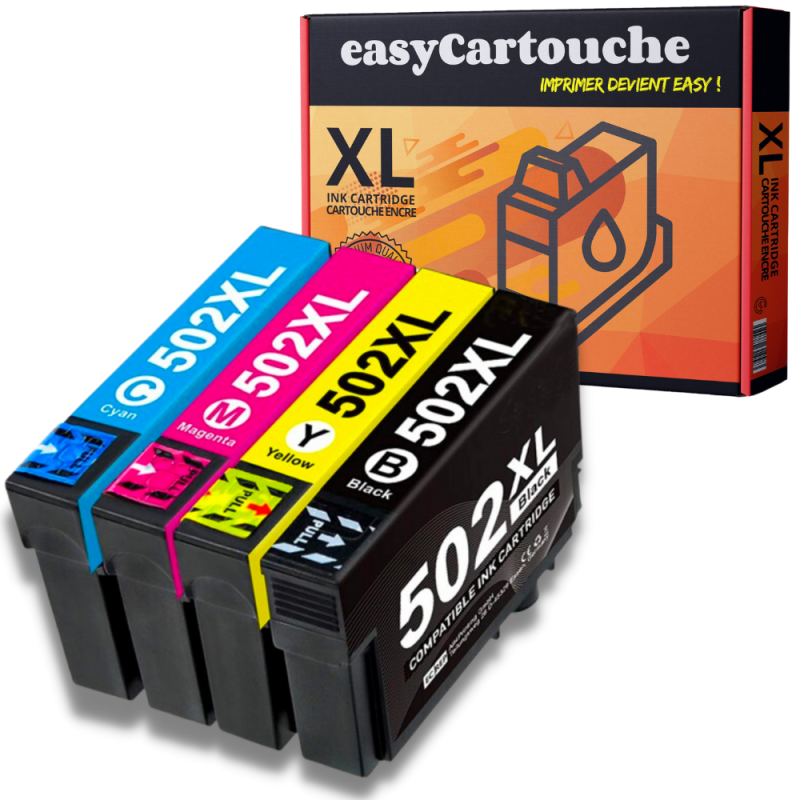 Pack 4 Cartouches compatibles EPSON 502XL