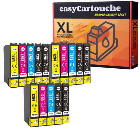 Pack 15 cartouches compatibles EPSON T129XL