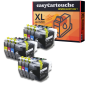 Pack 12 cartouches compatibles BROTHER LC3219 XL