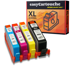 Pack 4 Cartouches compatibles HP 364XL