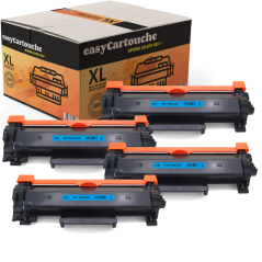 Pack 4 Toners Brother TN-2420 Noir Compatibles | EasyCartouche