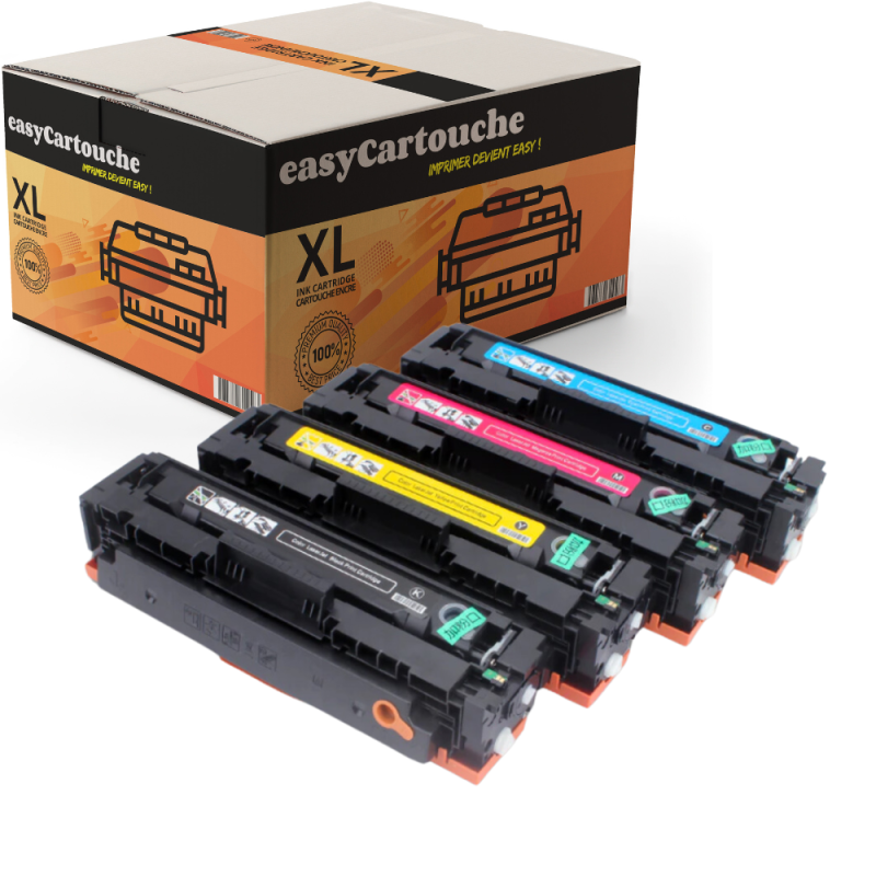 Pack 4 Toners compatibles Canon 718