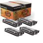 Pack de 4 toners compatible BROTHER TN-2000 noir