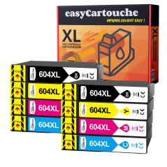 Pack 8 cartouches compatibles EPSON 604XL - Qualité et économie