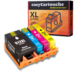 Pack 4 cartouches compatibles avec HP 912 XL