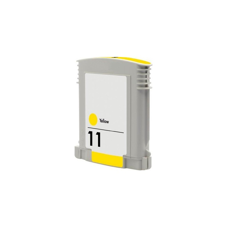 Cartouche compatible HP 11 jaune