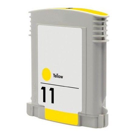 Cartouche compatible HP 11 jaune