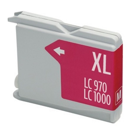 Cartouche compatible BROTHER LC970 magenta