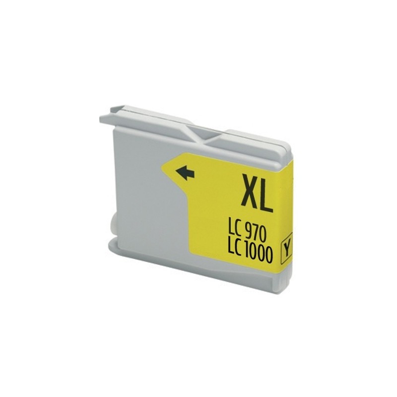 Cartouche compatible BROTHER LC970 jaune