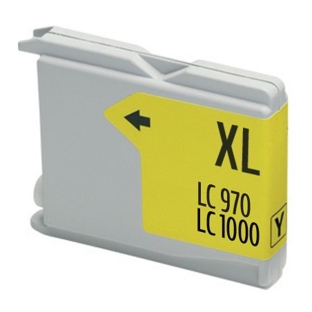 Cartouche compatible BROTHER LC970 jaune