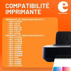 Cartouche Brother LC123 Noire Compatible | EasyCartouche