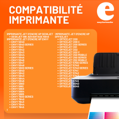 Pack 2 cartouches compatibles HP 62XL - Impression économique et haute