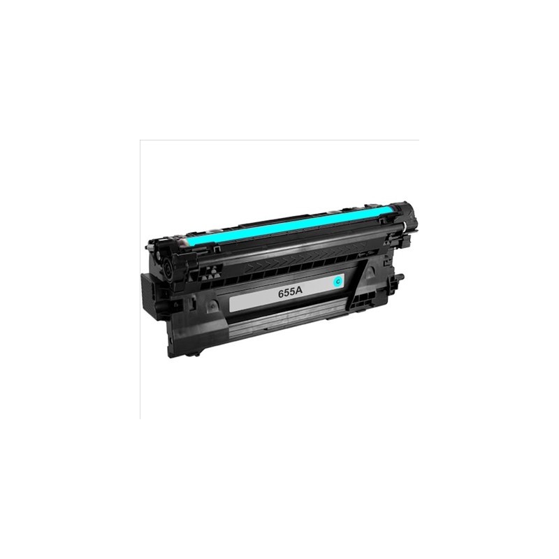 Toner compatible HP 655A cyan