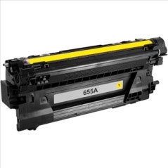 Toner compatible HP 655A jaune