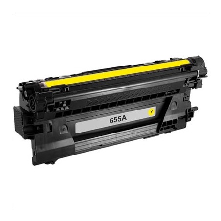 Toner compatible HP 655A jaune