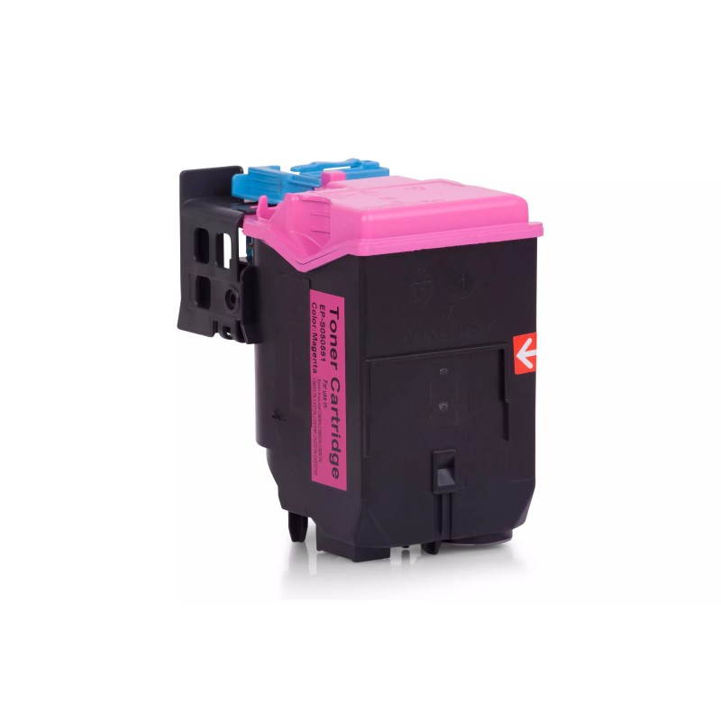 Toner compatible EPSON C13S050591 magenta