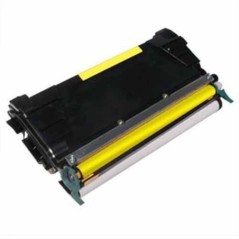 Toner compatible LEXMARK C5222YS jaune