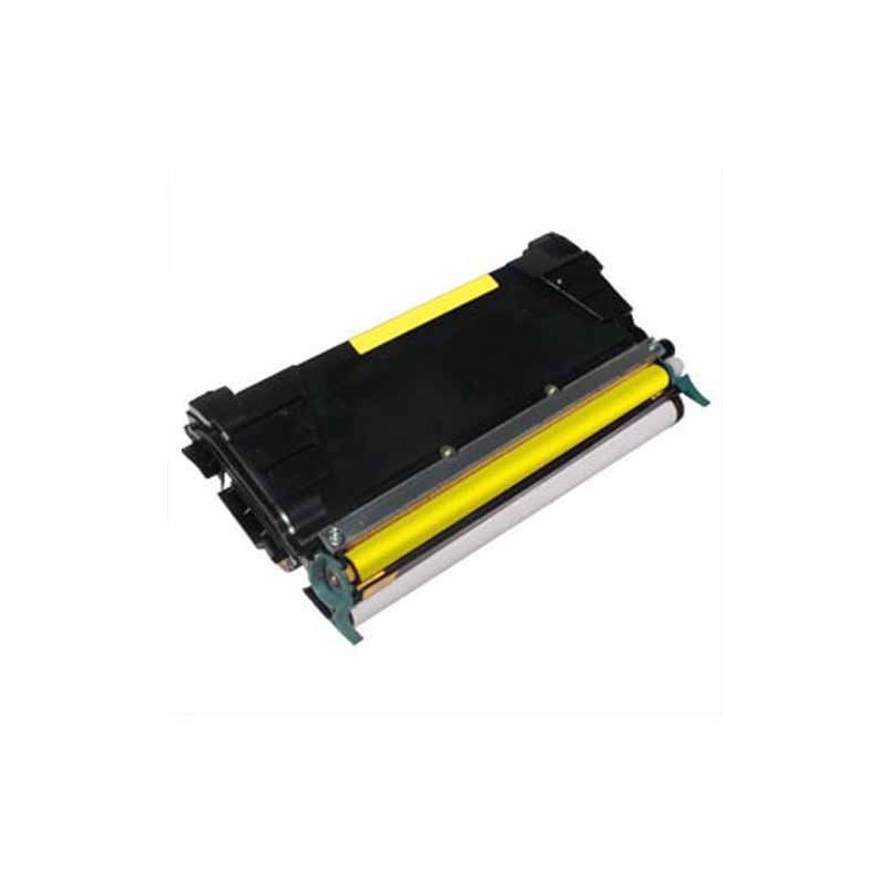 Toner compatible LEXMARK C5222YS jaune