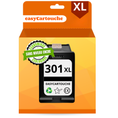 Cartouche compatible HP 301XL noir sans niveau d'encre