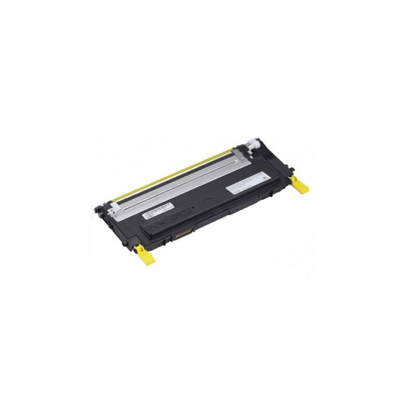 Toner compatible Dell 1230/1235 jaune - Remplace 593-10496