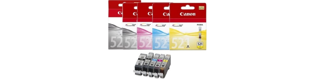 Cartouches d'encre compatibles Canon PGI-520 / CLI-521 | EasyCartouche