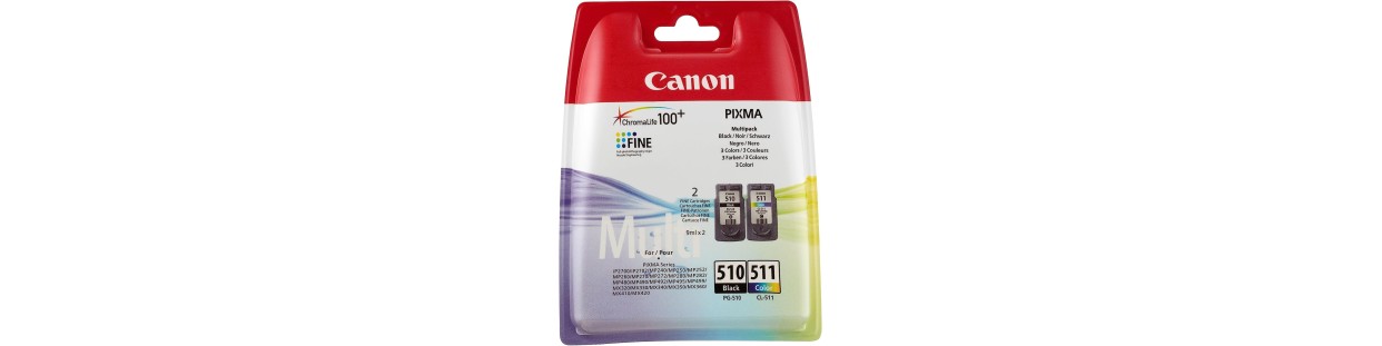 Cartouches d'encre compatibles Canon PG-510 / CL-511 | EasyCartouche