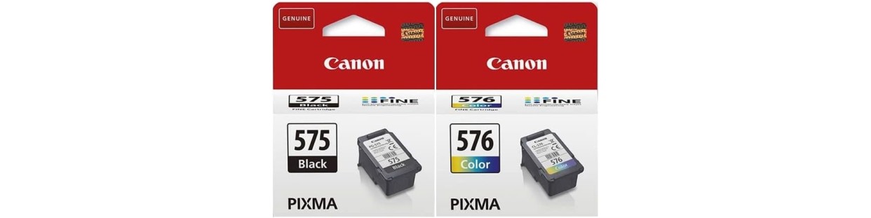 Cartouches d'encre compatibles Canon PG-575 / CL-576 | EasyCartouche