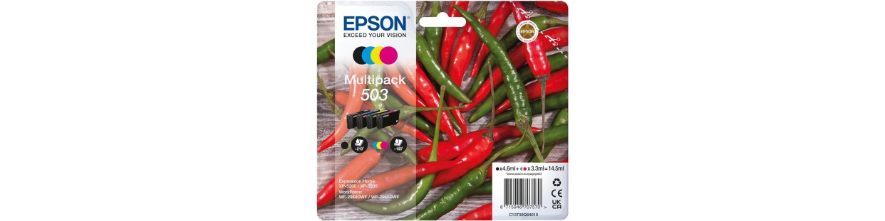 Cartouches d'encre compatibles Epson 503 - Piment | EasyCartouche