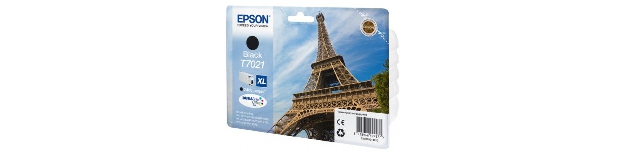 Cartouches d'encre compatibles Epson T702 Tour Eiffel XL | EasyCartouche